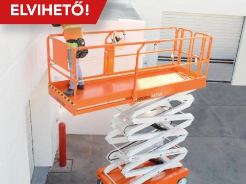 Új Snorkel S4732E elektromos ollós személyemelő készletről Új Snorkel S4732E elektromos ollós személyemelő készletről