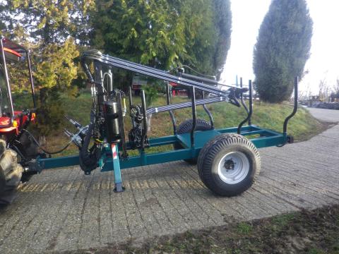 IGJ Farmermax ERD 35 HD1038 Erdészeti Pótkocsi daruval IGJ Farmermax ERD 35 HD1038 Erdészeti Pótkocsi daruval