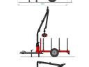 IGJ Farmermax ERD 35 HD1038 Erdészeti Pótkocsi daruval