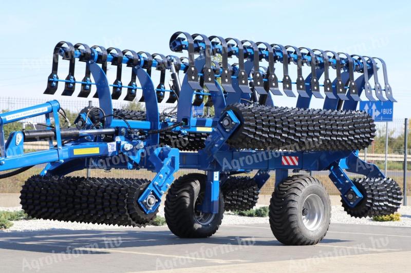 Rolmako henger 6,2 m csillag simítóval, összekötővel