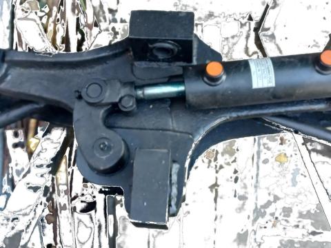 Bolgár Balkancar diesel targonca,  felújított hátsóhíd