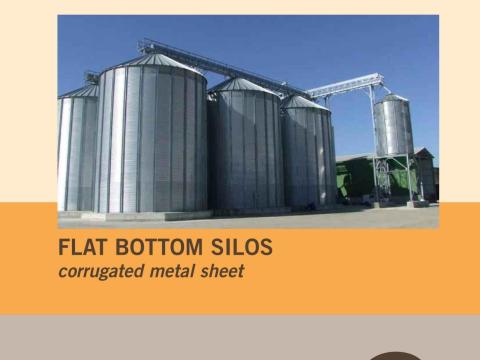 Zanin Síkalapú Terménytárolók 17 m³-től 12090 m³-ig Zanin Síkalapú Terménytárolók 17 m³-től 12090 m³-ig