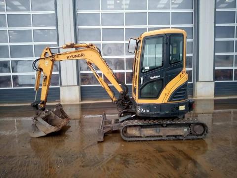 Hyundai Robex 27Z-9 + 4 db kanál Hyundai Robex 27Z-9 + 4 db kanál
