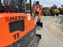 SHERPA WE15 Kubota motorral mini forgókotró ÚJ
