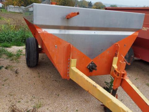 Szüretelőkocs Inox 40hl,  pumpás Szüretelőkocs Inox 40hl,  pumpás