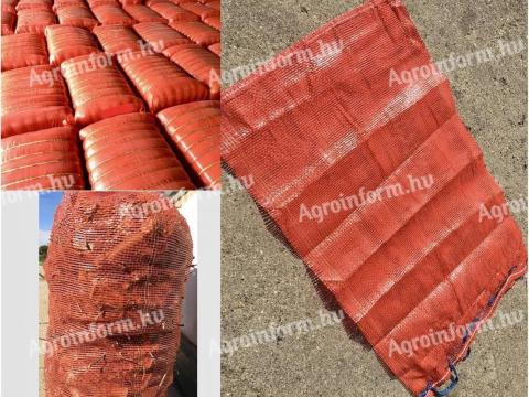 Szájbekötős sűrű szövésű ágaprító raschel dreher zsák 60x95cm - 100db/csomagtól ágaprító Szájbekötős sűrű szövésű ágaprító raschel dreher zsák 60x95cm - 100db/csomagtól ágaprító