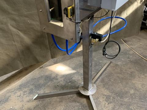 Újhagyma hagyma tisztító gép