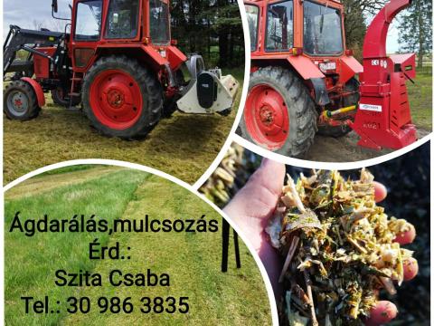 Mulcsozás,  szárzúzás Mulcsozás,  szárzúzás