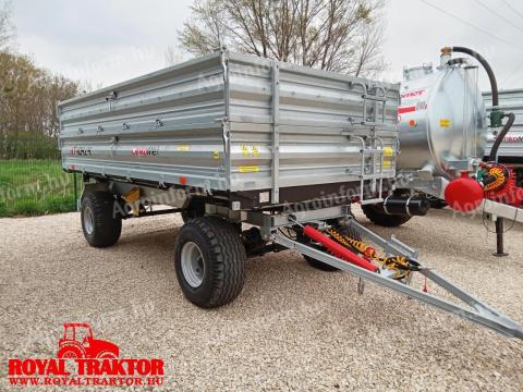 CYNKOMET 8 tonnás pótkocsi 5 év garanciával CYNKOMET 8 tonnás pótkocsi 5 év garanciával