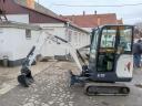 Bobcat E19 használt kotró eladó - Frissen szervizelt + 40cm kanál + Hitelezhető