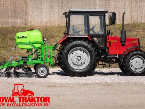 AgriMetal 6 soros sorközművelő kultivátor folyékony műtrágyakijuttatóval