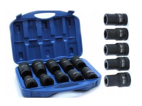 Gépi Krova 1” Dugókulcs készlet (17-41mm) 10db * Mar-Pol M58261 * 1 collos Gépi Krova 1” Dugókulcs készlet (17-41mm) 10db * Mar-Pol M58261 * 1 collos