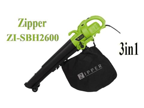 Elektromos lombszívó,  fújó,  aprító 3 az 1-ben Zipper ZI-SBH2600 Elektromos lombszívó,  fújó,  aprító 3 az 1-ben Zipper ZI-SBH2600