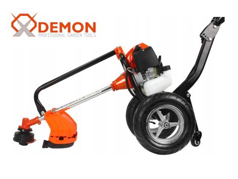 Eladó ÚJ kerekes fűkasza,  bozótvágó,  damilos és dikics vágókésel * Demon M83107 * Eladó ÚJ kerekes fűkasza,  bozótvágó,  damilos és dikics vágókésel * Demon M83107 *