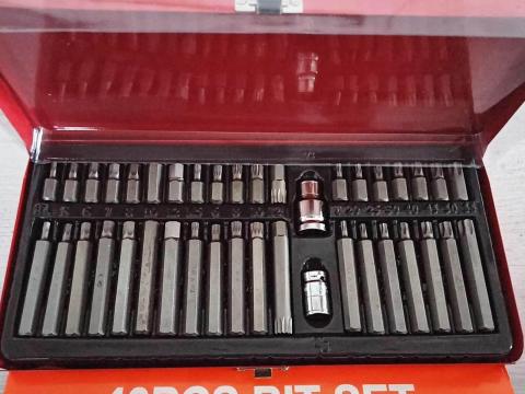 Szerszámkészlet, 40 darabos bitkészlet - Forman Tool JF-33 - bitfej készlet, Imbusz, Torx, Spline Szerszámkészlet, 40 darabos bitkészlet - Forman Tool JF-33 - bitfej készlet, Imbusz, Torx, Spline