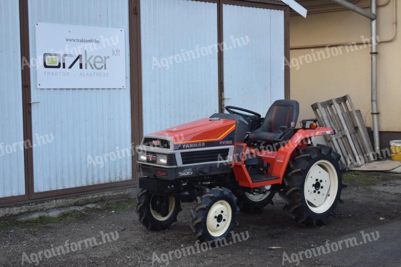 Yanmar FX165D japán kistraktor,  16 Le,  4WD