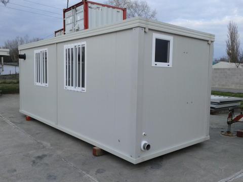 Gyári új szigetelt irodakonténer mosdóval gyári áron Gyári új szigetelt irodakonténer mosdóval gyári áron