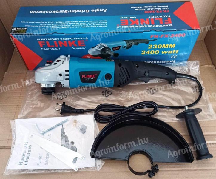 Nagy sarokcsiszoló, 230-as nagy flex, 2400W/6500rpm * Flinke FK-FX-2400 *
