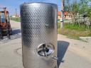 Borászati tartály 1000 l inox zárt