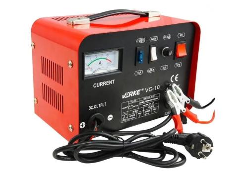 Akkumulátor töltő,  6-12 volt,  akkutöltő * Verke VC-10 V80001 * Akku töltő