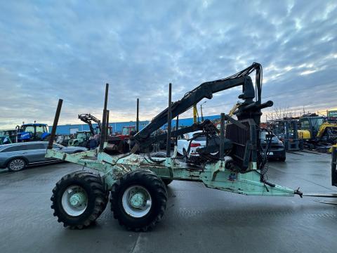 J.D Farm 2 tengelyes erdészeti rönk szállitó pótkocsi J.D Farm 2 tengelyes erdészeti rönk szállitó pótkocsi