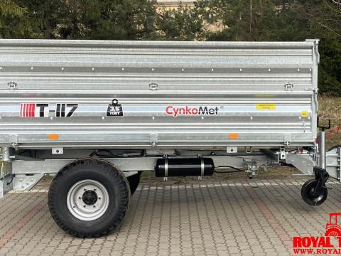 Új CYNKOMET 3,5 tonnás egytengelyes pótkocsi Új CYNKOMET 3,5 tonnás egytengelyes pótkocsi
