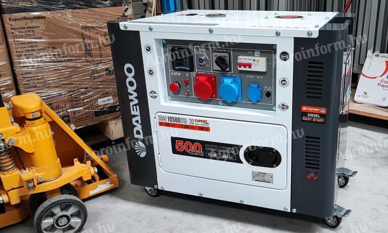 Új Daewoo dízel aggregátor 8,1 kVA