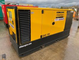 Atlas Copco QAS108 áramfejlesztő agregátor