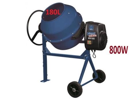 Elektromos betonkeverő 180L,  motor 800w/230V * Scheppach MIX 180 L * Utolsók Elektromos betonkeverő 180L,  motor 800w/230V * Scheppach MIX 180 L * Utolsók
