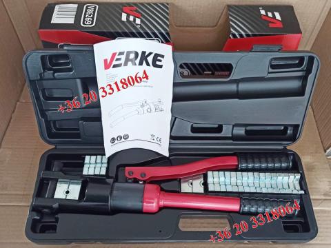 Présfogó,  Kétkezes Hidraulikus Krimpelő Fogó,  10-300 mm²,  18T * Verke V86269 * Présfogó,  Kétkezes Hidraulikus Krimpelő Fogó,  10-300 mm²,  18T * Verke V86269 *