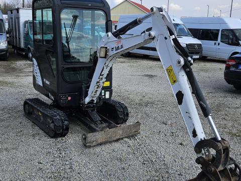 Bobcat E16 minibáger, 2013, 2347 üzemóra, kabinfűtéssel