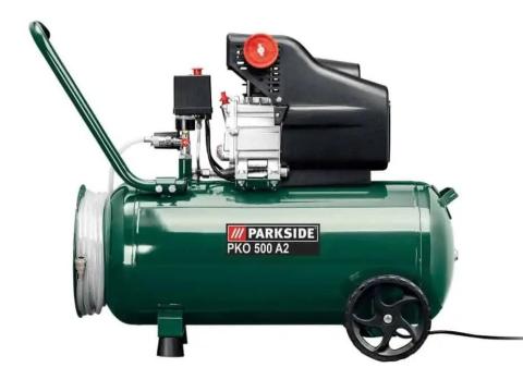 Kompresszor olajkenésű 50L/10Bar * ParkSide PKO 500 A2 * Motor 230V,  1.8Kw/2.45Le