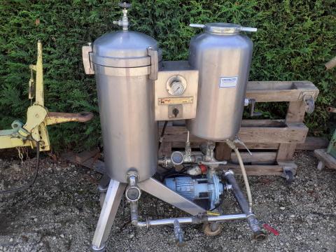 Kovaföld szűrő Inox szivattyúval Sopronban és Tokajban Kovaföld szűrő Inox szivattyúval Sopronban és Tokajban