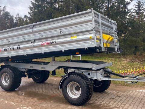 CYNKOMET 8 tonnás mezőgazdasági pótkocsi CYNKOMET 8 tonnás mezőgazdasági pótkocsi