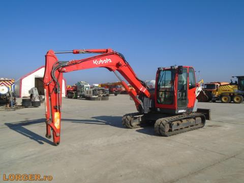 Kubota KX080-3 gumitalpas midikotró Kubota KX080-3 gumitalpas midikotró