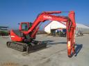 Kubota KX080-3 gumitalpas midikotró