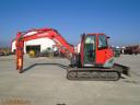 Kubota KX080-3 gumitalpas midikotró