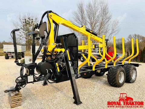 Hydrofast H11 rönkszállító közelítőkocsi 7 m-es daruval Hydrofast H11 rönkszállító közelítőkocsi 7 m-es daruval