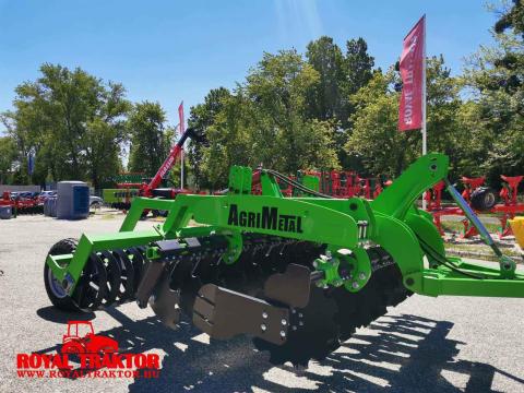 AGRIMETAL 3M FÜGGESZTETT RÖVIDTÁRCSA ÉKGYŰRÜS HENGERREL AGRIMETAL 3M FÜGGESZTETT RÖVIDTÁRCSA ÉKGYŰRÜS HENGERREL