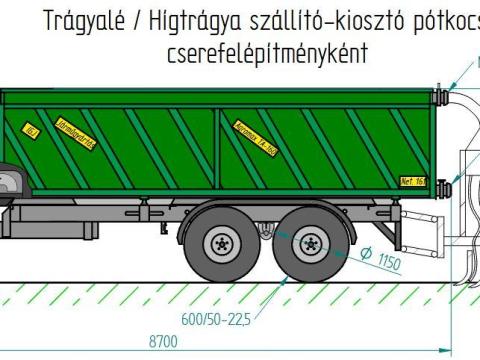 IGJ AGROMAX TA 160 HT Hígtrágya kijuttató pótkocsi IGJ AGROMAX TA 160 HT Hígtrágya kijuttató pótkocsi