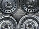 5x114,3 6,5x16 ET40 66 agy NISSAN gyári újszerű acélfelni jeladóval
