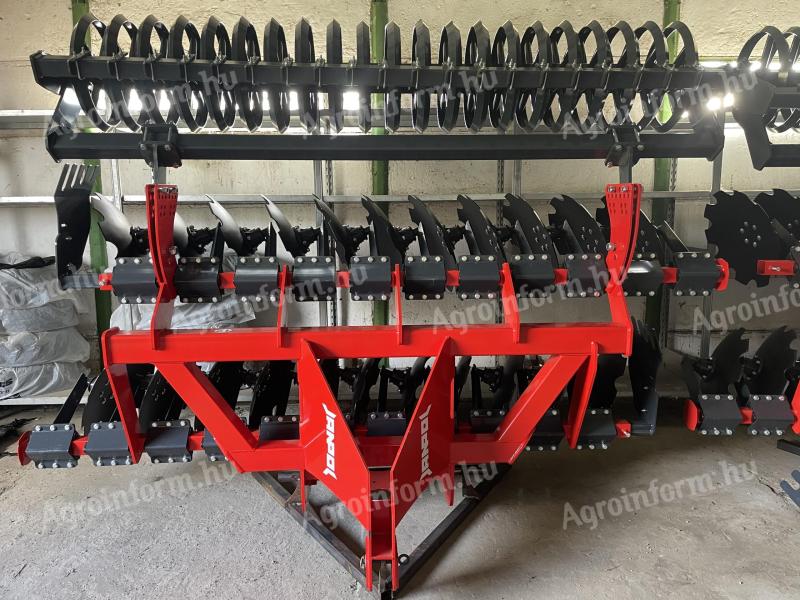 Janpol Medium rövidtárcsa 2,7 m, 560 mm tárcsaátmérő, ékgyűrűs 500-as henger, 80–100 LE