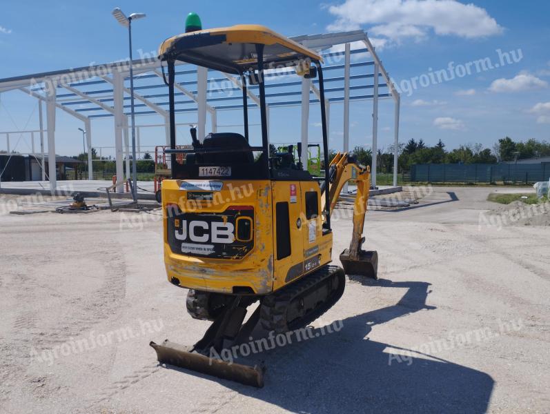 JCB 15 C-1 forgókotró,  3 kanál,  714 üzemóra