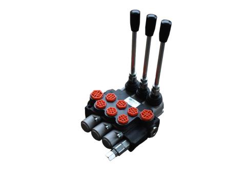 Hidraulika vezértömb 40 liter/perc,  3 karos Hidraulika vezértömb 40 liter/perc,  3 karos
