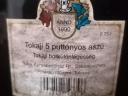 VINUM TOKAJENSE PASSUM 5 puttonyos aszú évjárat: 1990- eladó