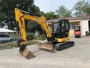 JCB 65 R-1 gumihevederes forgó kotró 1400 óra