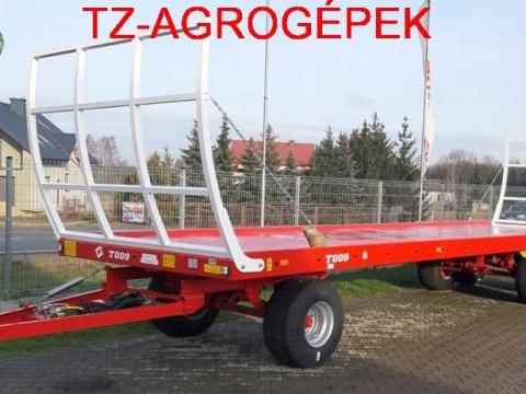 METAL-FACH T009 -11,4 tonnás bálaszállító kocsi, kedvező áron METAL-FACH T009 -11,4 tonnás bálaszállító kocsi, kedvező áron