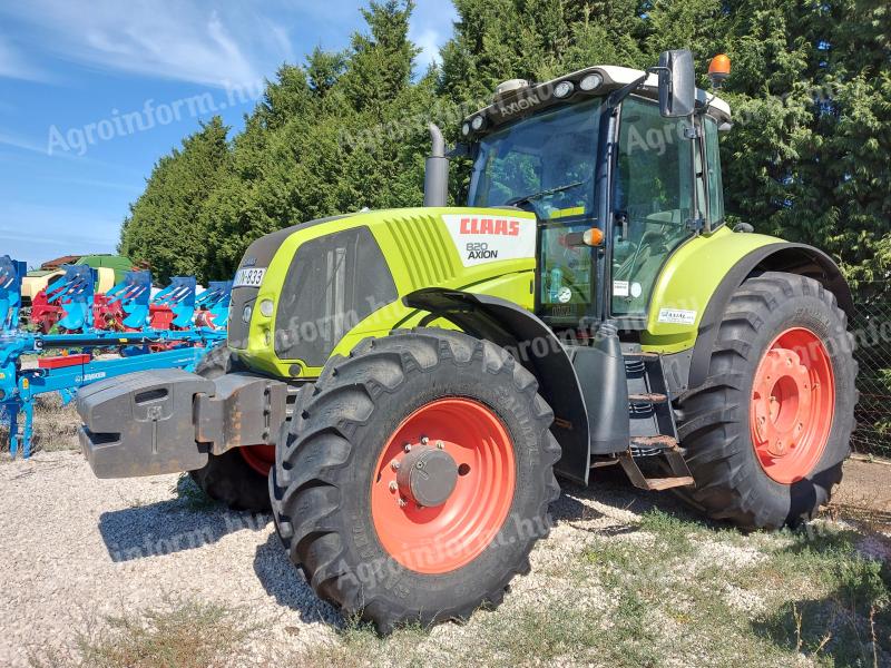 CLAAS AXION 820 traktor megkímélt jó állapotban TOPCON kormányzással eladó