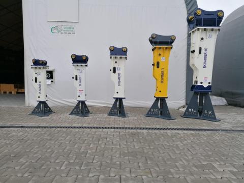 SIK Hammer hidraulikus bontókalapácsok,  raktárról SIK Hammer hidraulikus bontókalapácsok,  raktárról