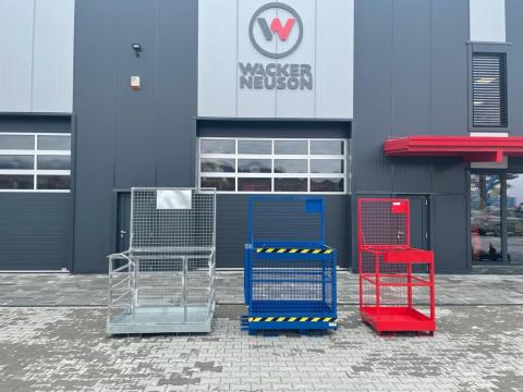 Munkakosár targoncához,  raktárról Munkakosár targoncához,  raktárról